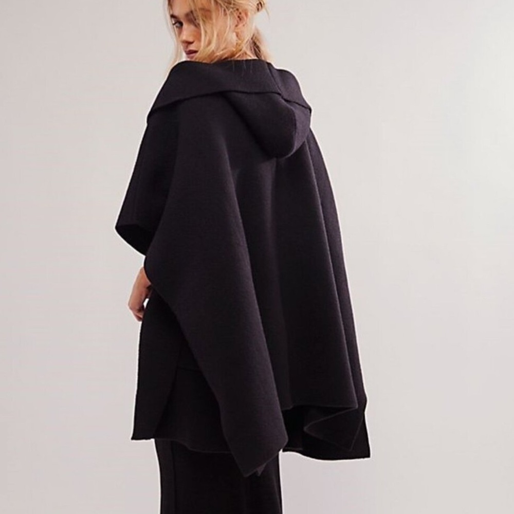 Free People Goth All I Need Cozy Hooded Kimono NWT